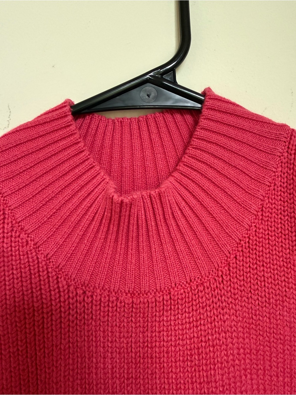 Lulu's Hot Pink Sleeveless Knit Mock Neck Sweater Tank - Picture 2 of 4